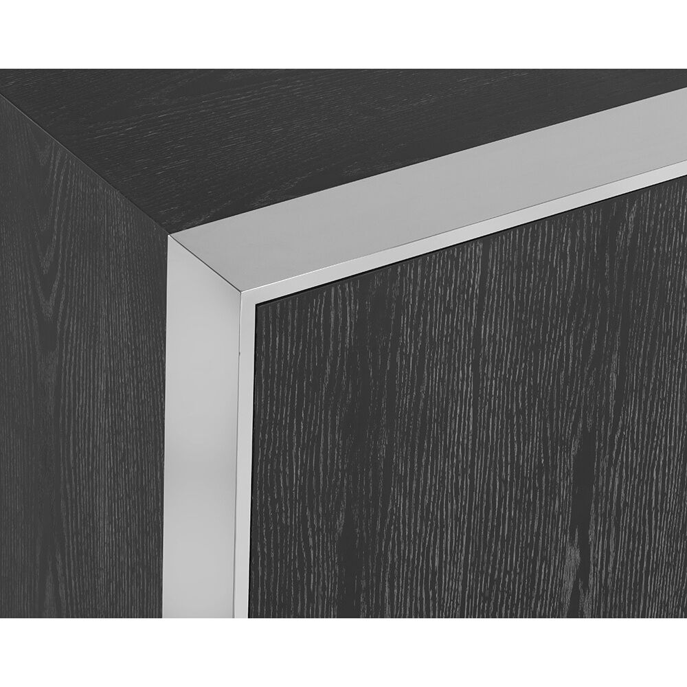 Dalton 70.75 X 17.75 inch Stainless Steel / Grey Sideboard